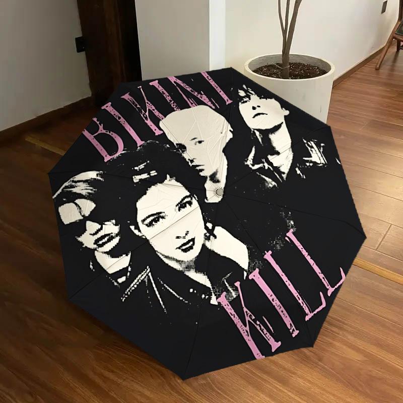 1pc Bikini Kill Automatic Umbrella | Portable Foldable 8-Rib Manual Open, Casual Accessory, Durable Canopy yy250905046
1pc Bikini Kill Automatic Umbrella | Portable Foldable 8-Rib Manual Open, Casual Accessory, Durable Canopy yy250905046