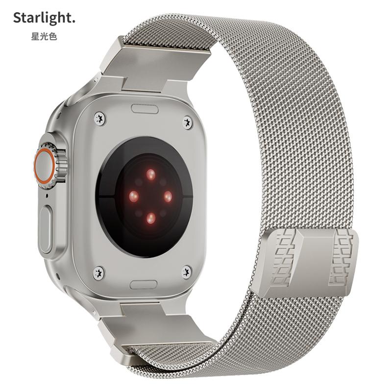 Миланский ремешок для Apple Watch 49 мм, 45 мм, 42 мм, 44 мм, механический магнитный ремешок-петля для браслета IWatch Ultra 2 1 Series 9 8 7 4 5 6 SE For Ultra1/2 49MM
Миланский ремешок для Apple Watch 49 мм, 45 мм, 42 мм, 44 мм, механический магнитный ремешок-петля для браслета IWatch Ultra 2 1 Series 9 8 7 4 5 6 SE For Ultra1/2 49MM