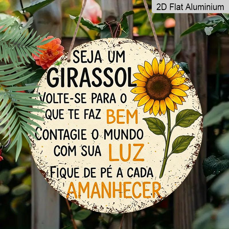 2D Flat Aluminum Vintage Signboard Wall Decoration, Available in Various Sizes, Rustic Style Sunflower, Ideal Gift for Friends. Suitable for Living 20*20cm
2D Flat Aluminum Vintage Signboard Wall Decoration, Available in Various Sizes, Rustic Style Sunflower, Ideal Gift for Friends. Suitable for Living 20*20cm