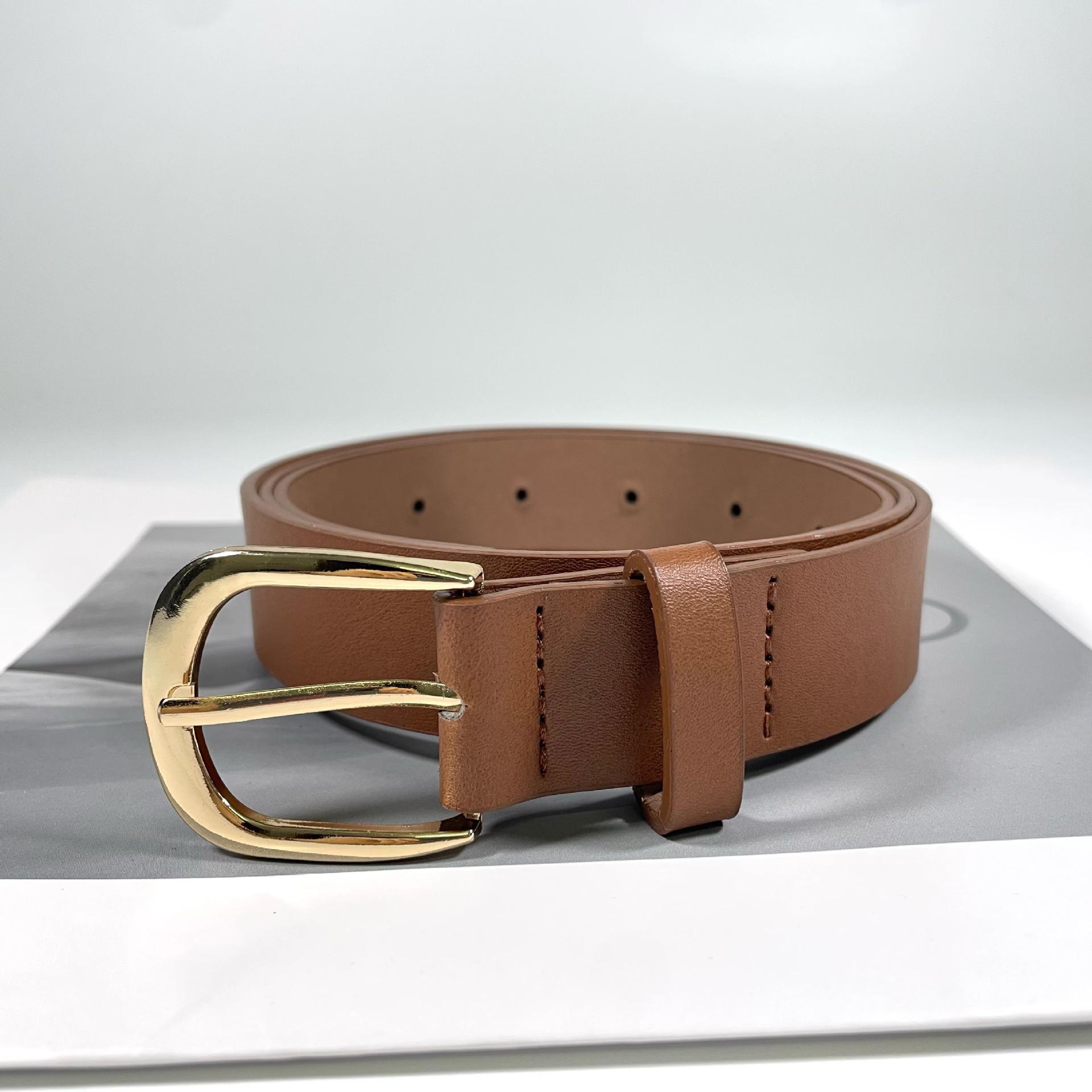 Korean Trendy Women s Brown Leather Belt with Pin Buckle 100cm length, 2.7cm width, 55g weight коричневый
Korean Trendy Women s Brown Leather Belt with Pin Buckle 100cm length, 2.7cm width, 55g weight коричневый