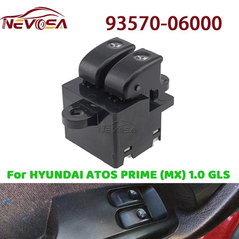 Left Front 93570-06000 For Hyundai Atos Prime MPV MX 1998 1999 2000 2001 2002 Electric Window Control Switch Button 9357006000 For ATOS MX PRIME
Left Front 93570-06000 For Hyundai Atos Prime MPV MX 1998 1999 2000 2001 2002 Electric Window Control Switch Button 9357006000 For ATOS MX PRIME