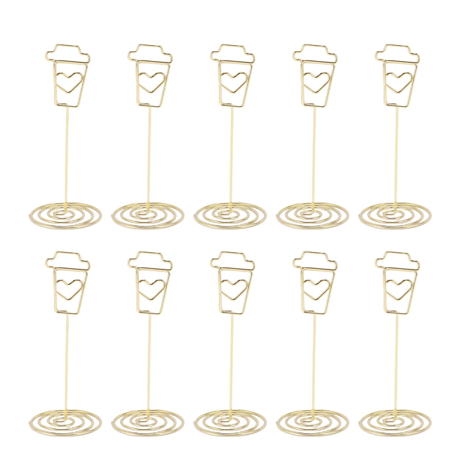 10Pcs Table Card Holder Reusable Metal Iron Place Stands Display Clips for Weddings Events Restaurants Parties
10Pcs Table Card Holder Reusable Metal Iron Place Stands Display Clips for Weddings Events Restaurants Parties