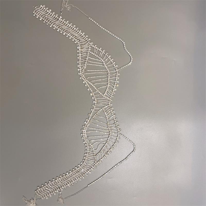 New Fashion Luxury Rhinestone Fringed Body Chain Bra European And American Sexy Breast Chain Underwear Bikini Bra
New Fashion Luxury Rhinestone Fringed Body Chain Bra European And American Sexy Breast Chain Underwear Bikini Bra