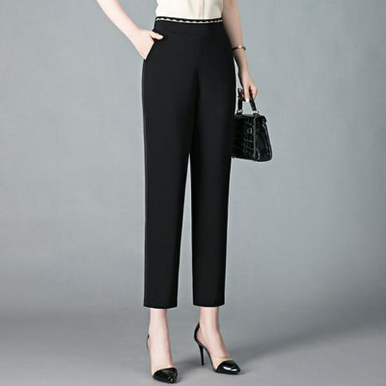 Mom s Ice Silk Elastic High-Waist Loose Straight-Leg Pants for Middle-Aged and Elderly Women - Cool, Casual, Nine-Point Length. XL (80-105 lbs) чорний
Mom s Ice Silk Elastic High-Waist Loose Straight-Leg Pants for Middle-Aged and Elderly Women - Cool, Casual, Nine-Point Length. XL (80-105 lbs) чорний