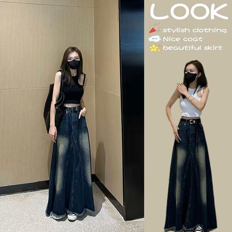 Women s Retro Frayed Denim Fishtail Midi Skirt - Spring/Autumn 2025 Collection L: 109-120 lbs, Height 155-165 cm
Women s Retro Frayed Denim Fishtail Midi Skirt - Spring/Autumn 2025 Collection L: 109-120 lbs, Height 155-165 cm