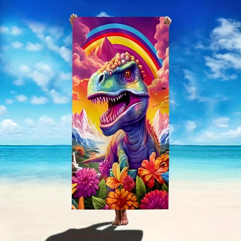 1PC Modern Cartoon Dinosaur Microfiber Beach Towel, Quick-Dry Super Absorbent, Ideal for Outdoor Swimming Yoga W30*H60(CM)
1PC Modern Cartoon Dinosaur Microfiber Beach Towel, Quick-Dry Super Absorbent, Ideal for Outdoor Swimming Yoga W30*H60(CM)