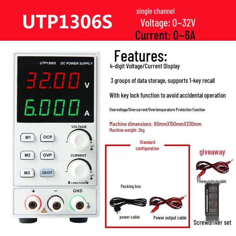 Rongyu UTP3315TFL-II Linear DC Regulated Power Supply
Rongyu UTP3315TFL-II Linear DC Regulated Power Supply