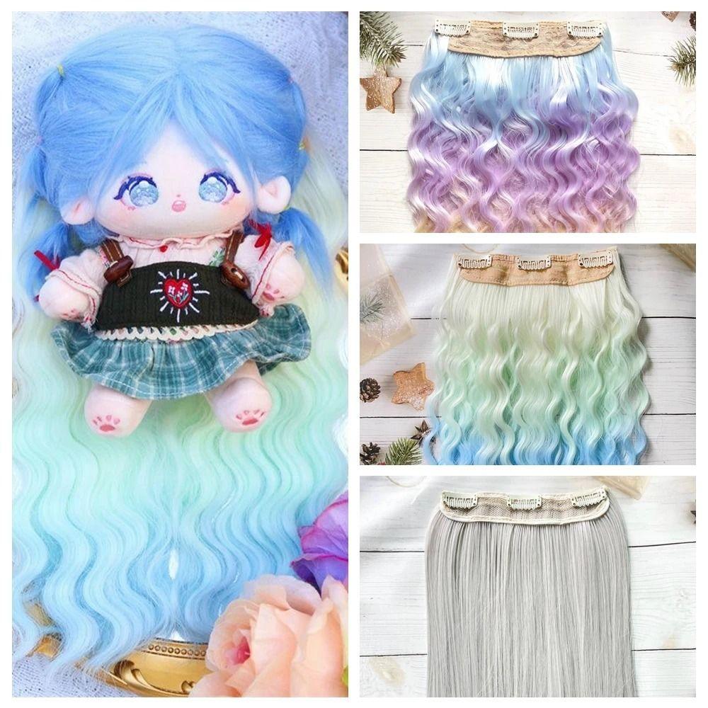 20cm Doll Plush Doll Wigs Colorful Idol Star Doll Hair Doll Chemical Fiber Wig Cotton Doll style 1
20cm Doll Plush Doll Wigs Colorful Idol Star Doll Hair Doll Chemical Fiber Wig Cotton Doll style 1