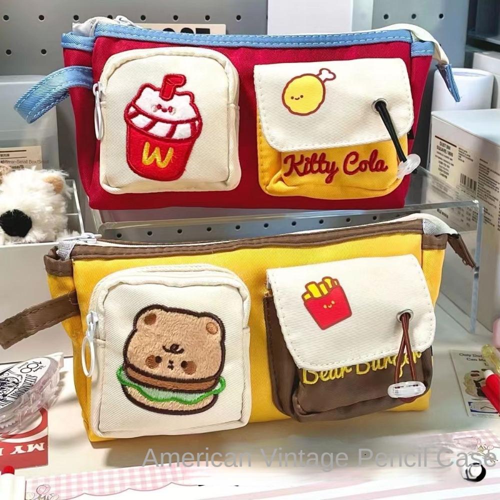 Large Capacity Bear Burger Pencil Case Multifunctional Cartoon Zipper Pen Bag Office жёлтый
Large Capacity Bear Burger Pencil Case Multifunctional Cartoon Zipper Pen Bag Office жёлтый