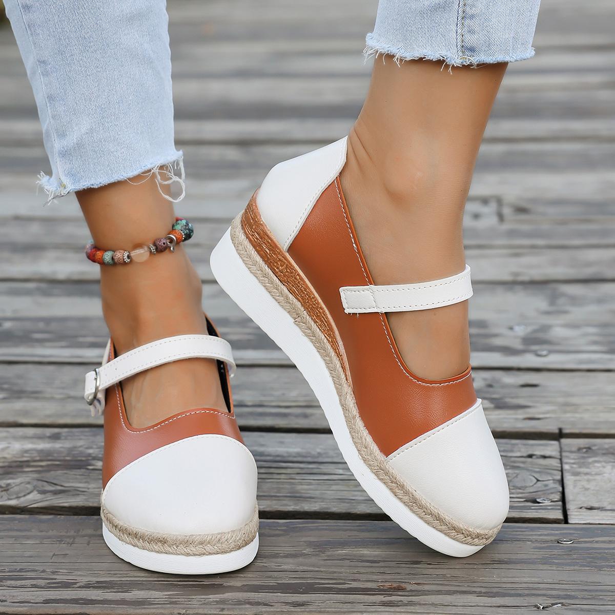 Spring and Autumn New Round Toe Wedge Heel Comfortable Casual Single Shoes Fashionable and Sexy Plus Size High Heels for Women Comfortable Soft Sole N 36
Spring and Autumn New Round Toe Wedge Heel Comfortable Casual Single Shoes Fashionable and Sexy Plus Size High Heels for Women Comfortable Soft Sole N 36