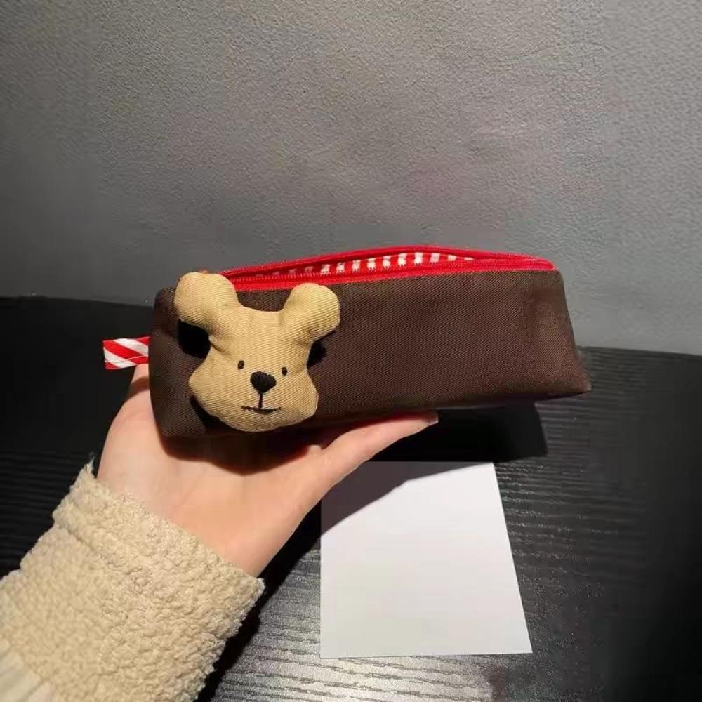 Zipper Closure Pencil Case Cute Cartoon Minimalist Design Student Stationery Bag Durable Korean Style Cosmetic Pouch Student Use коричневий
Zipper Closure Pencil Case Cute Cartoon Minimalist Design Student Stationery Bag Durable Korean Style Cosmetic Pouch Student Use коричневий