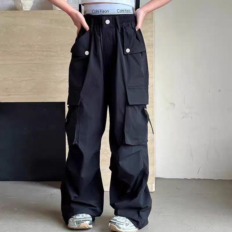 Эксклюзивные летние брюки карго для девочек 2025 года: Легкий, Свободный, Широкий стиль для детей среднего и старшего возраста 140 cm чёрный
Эксклюзивные летние брюки карго для девочек 2025 года: Легкий, Свободный, Широкий стиль для детей среднего и старшего возраста 140 cm чёрный