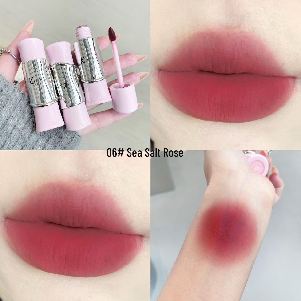 Kekemood Lightweight Long-Lasting Matte Lipstick - Soft Texture, Easy Application, Youthful Look, Non-Stick Cup Finish, Ideal for Students.
Kekemood Lightweight Long-Lasting Matte Lipstick - Soft Texture, Easy Application, Youthful Look, Non-Stick Cup Finish, Ideal for Students.