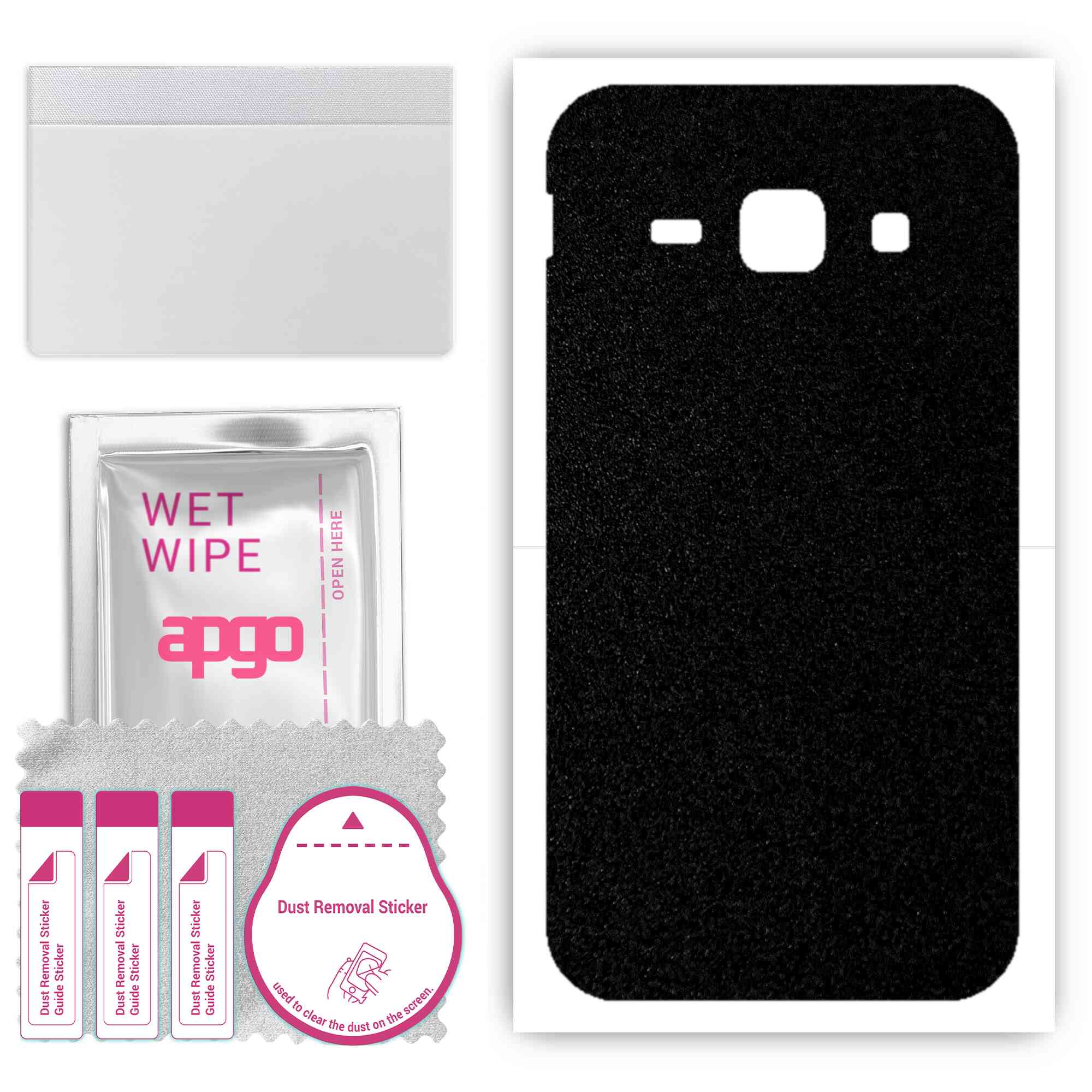 Apgo Protective Skin Sticker для задньої панелі, сумісний із Samsung Galaxy J1 (2016 р), Пакетна плівка, фольга, вініл – візерунок матовий чорний
Apgo Protective Skin Sticker для задньої панелі, сумісний із Samsung Galaxy J1 (2016 р), Пакетна плівка, фольга, вініл – візерунок матовий чорний