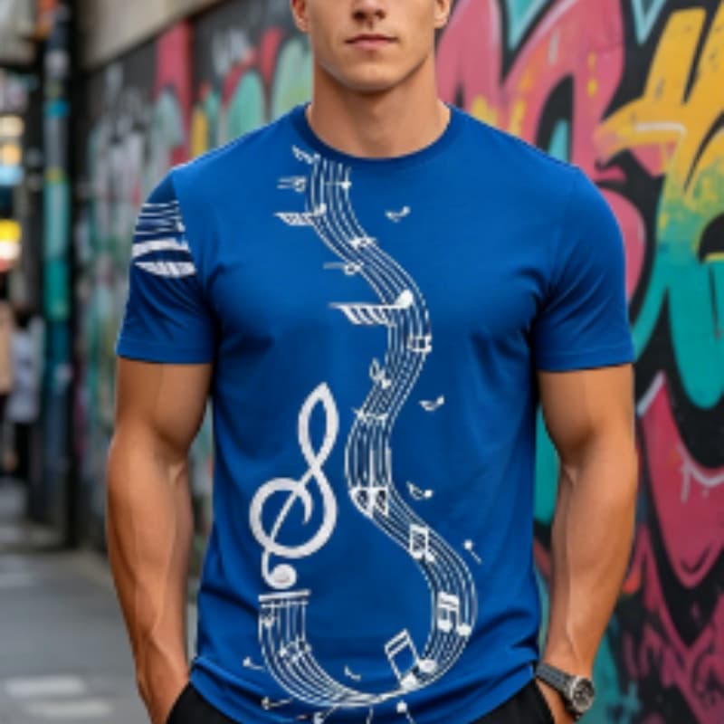 Men s Fashion 3D Printed Men s T-Shirt Round Neck Short Sleeve, Trendy Street Wear S
Men s Fashion 3D Printed Men s T-Shirt Round Neck Short Sleeve, Trendy Street Wear S