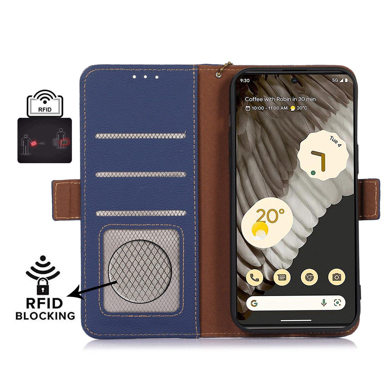 For Google Pixel 8 Pro Genuine Cow Leather Phone Cover RFID Blocking Wallet Stand Phone Case Sapphire
For Google Pixel 8 Pro Genuine Cow Leather Phone Cover RFID Blocking Wallet Stand Phone Case Sapphire