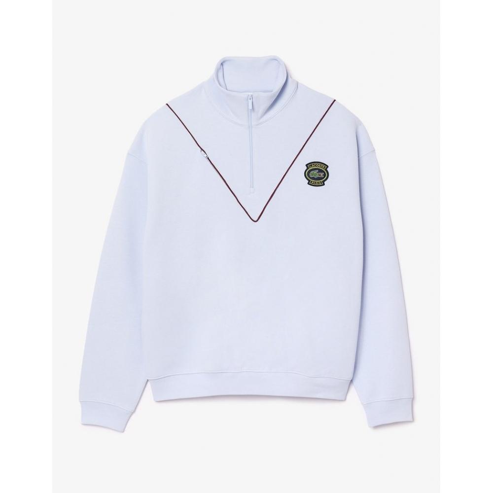 Lacoste Футболка мужская с шевронным окантовкой и высоким воротом, застегивающаяся на молнию до середины бедра, размер 54 г J2g 004
Lacoste Футболка мужская с шевронным окантовкой и высоким воротом, застегивающаяся на молнию до середины бедра, размер 54 г J2g 004