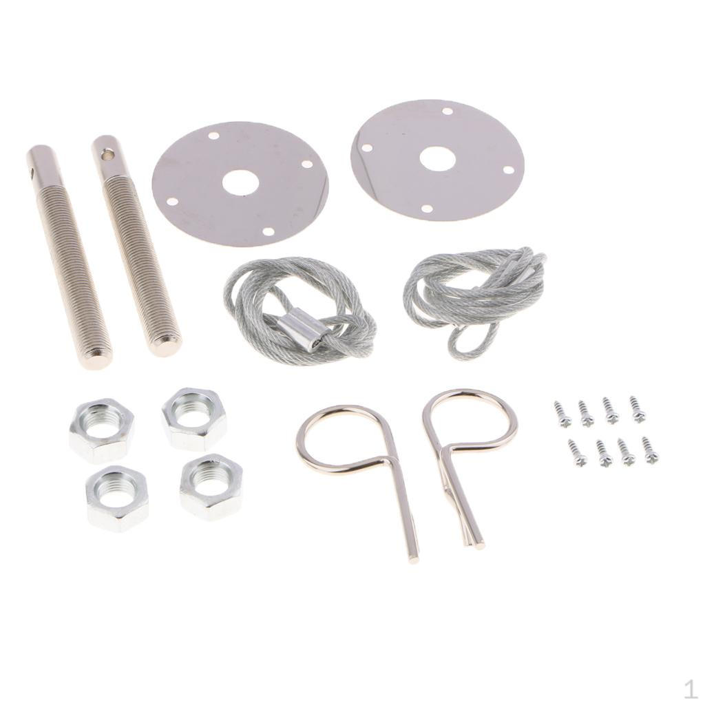 Universal Flush Hood Latch Pin Engine Bonnet Locking Kit
Universal Flush Hood Latch Pin Engine Bonnet Locking Kit
