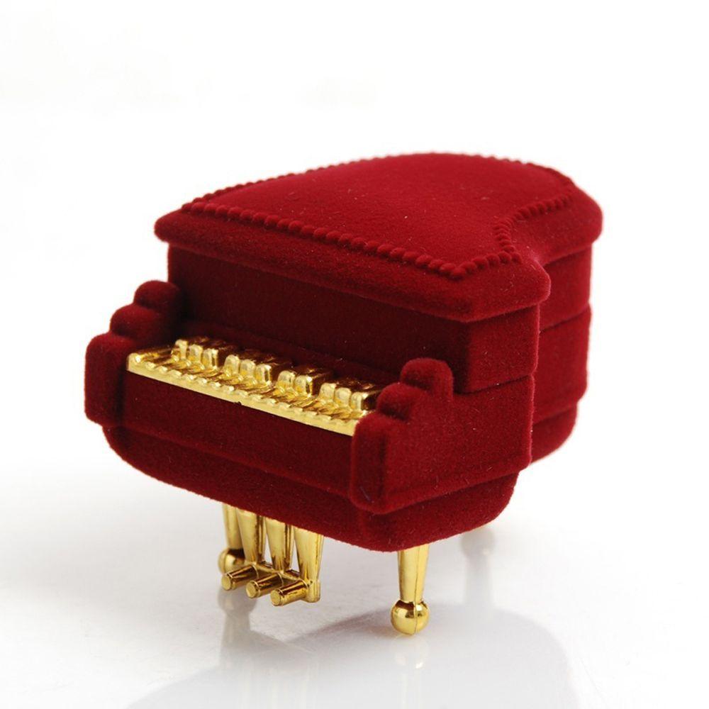 New Earring Pendant Wedding Velvet Piano Ring Box Gift Case Ring Box Storage Box червоний
New Earring Pendant Wedding Velvet Piano Ring Box Gift Case Ring Box Storage Box червоний