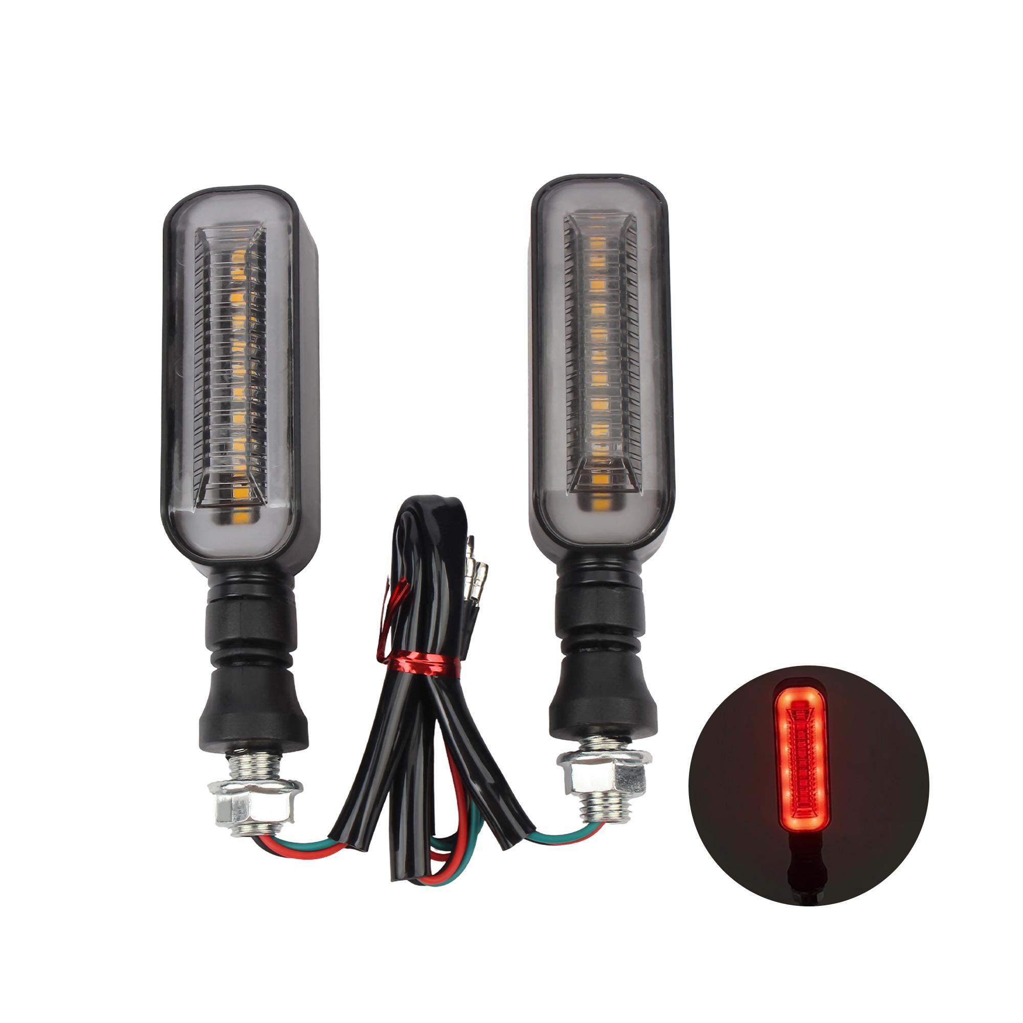 Motorcycle LED Turn Signal Lights Blinker Flowing Water Indicators Light Universal For Kawasaki Yamaha Honda 10mm Flasher Front
Motorcycle LED Turn Signal Lights Blinker Flowing Water Indicators Light Universal For Kawasaki Yamaha Honda 10mm Flasher Front