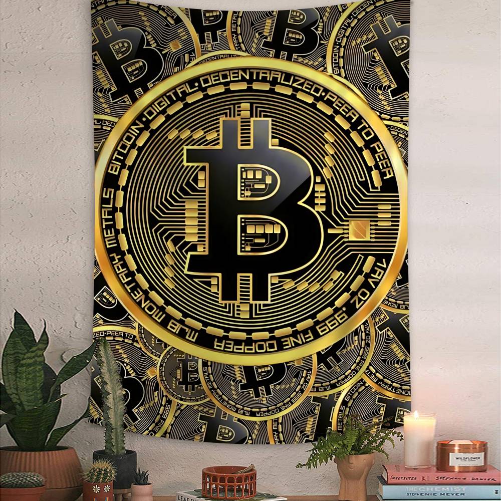 Popular BBitcoin Logo Cartoon Tapestry Art Science Fiction Room Home Decor Wall Hanging Home Decor 74x94cm(29x37in)
Popular BBitcoin Logo Cartoon Tapestry Art Science Fiction Room Home Decor Wall Hanging Home Decor 74x94cm(29x37in)