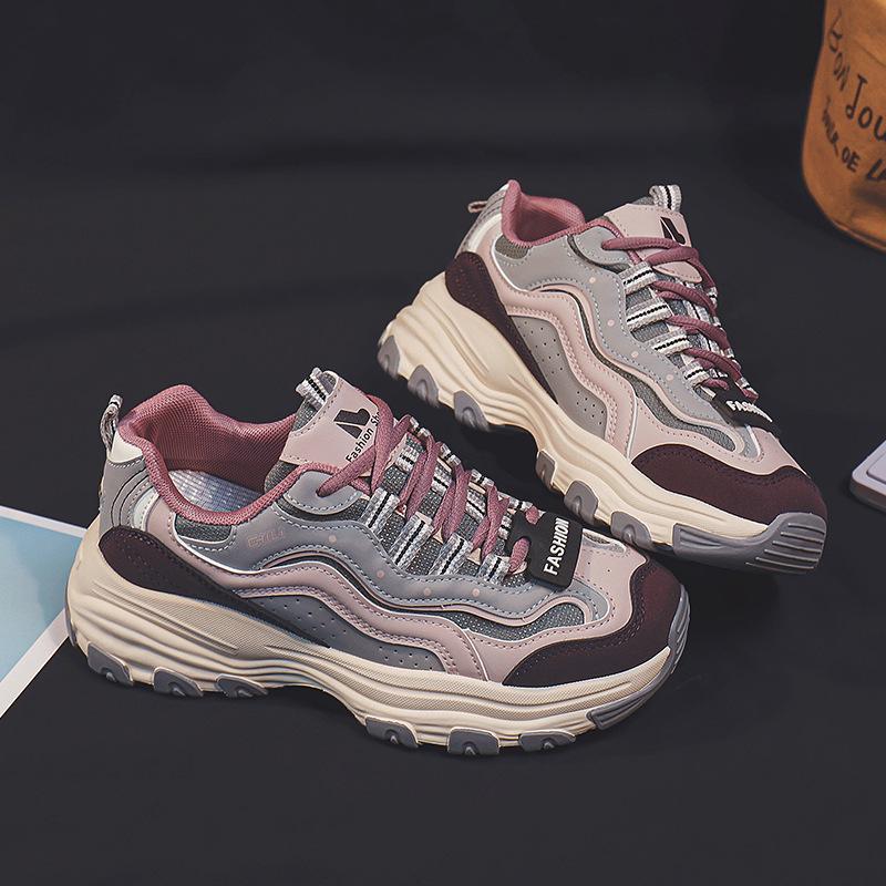 Женская модная спортивная повседневная обувь с круглым носком, осенняя, новинка, универсальная, с толстой подошвой, дышащая, модная, крутая, папина обувь для женщин 35 серый
Женская модная спортивная повседневная обувь с круглым носком, осенняя, новинка, универсальная, с толстой подошвой, дышащая, модная, крутая, папина обувь для женщин 35 серый