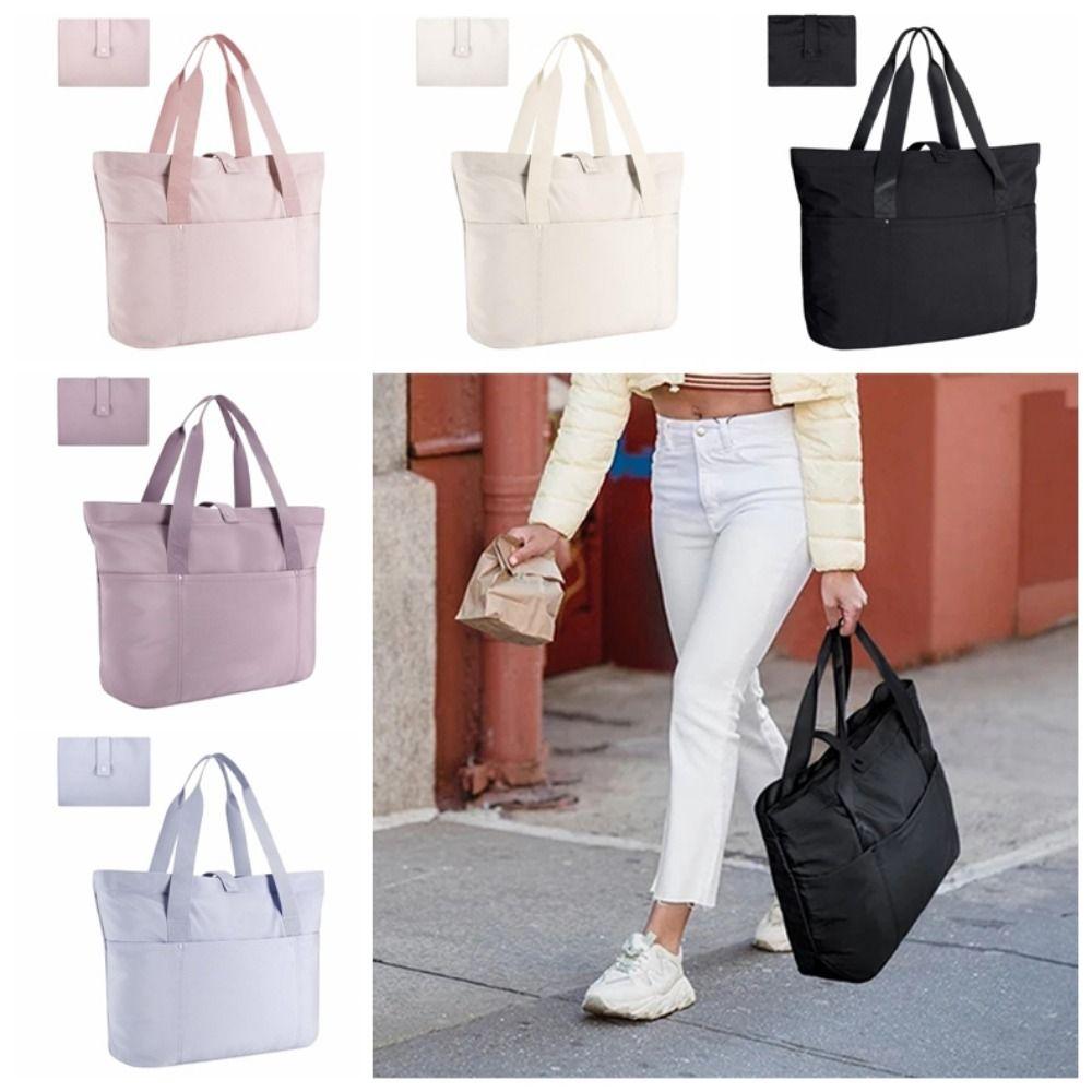 Portable Foldable Tote Bag Zipper Shoulder Handbag Easy To Fold Large Shoulder Bag Travel рожевий
Portable Foldable Tote Bag Zipper Shoulder Handbag Easy To Fold Large Shoulder Bag Travel рожевий