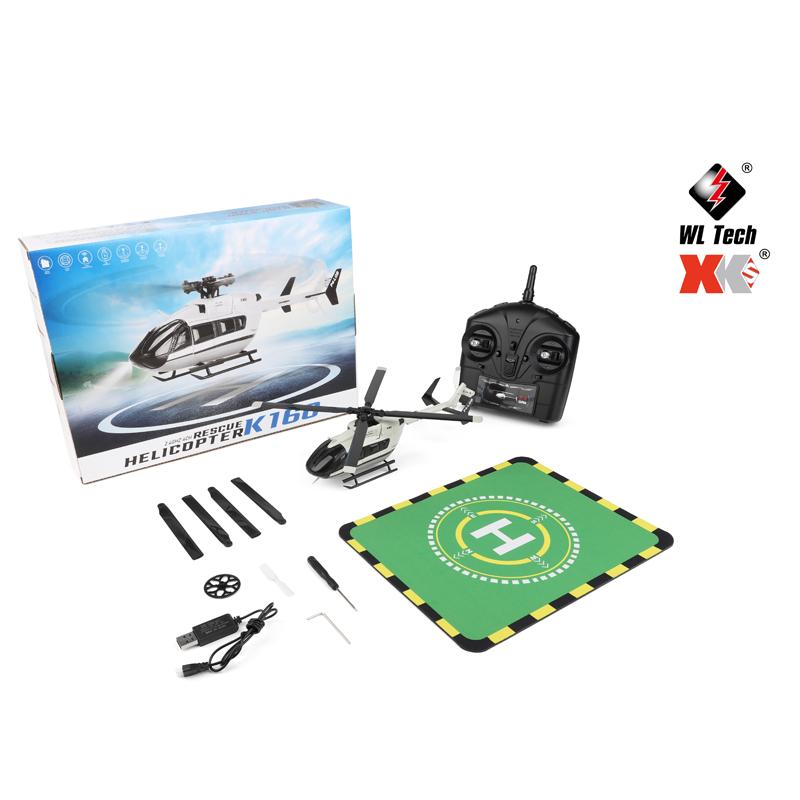 Wltoys 2025 New K160 RC Helicopter Four-Way Brushless Height Holding RC Helicopter Model Without Flaps Remote Control Toys Gifts
Wltoys 2025 New K160 RC Helicopter Four-Way Brushless Height Holding RC Helicopter Model Without Flaps Remote Control Toys Gifts