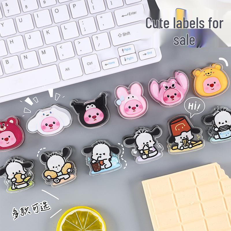 Cute Cartoon Double-Sided Acrylic Memo Clips - Transparent Small Stationery Clips for Journals and Office Bills
Cute Cartoon Double-Sided Acrylic Memo Clips - Transparent Small Stationery Clips for Journals and Office Bills