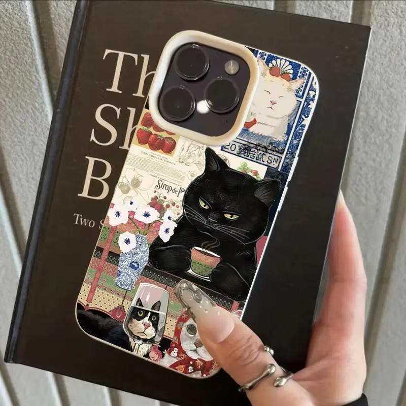Creative Arrogant Black Cat Lychee Pattern Phone Case For iPhone 17 Pro Max 16 Plus 15 Pro 14 13 12 11 XS XR 17Air Soft Cover iPhone XS Max
Creative Arrogant Black Cat Lychee Pattern Phone Case For iPhone 17 Pro Max 16 Plus 15 Pro 14 13 12 11 XS XR 17Air Soft Cover iPhone XS Max