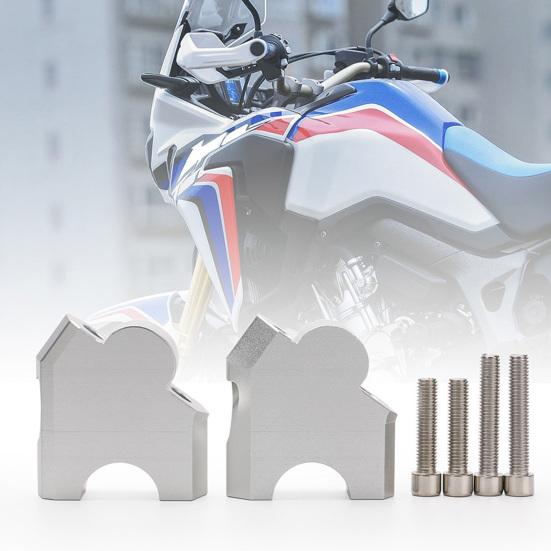 2Pcs Handlebar Adapter Handlebar Extender Portable Metal Adjustable Motorcycle Riser for Honda CRF1000L 2016-2018
2Pcs Handlebar Adapter Handlebar Extender Portable Metal Adjustable Motorcycle Riser for Honda CRF1000L 2016-2018