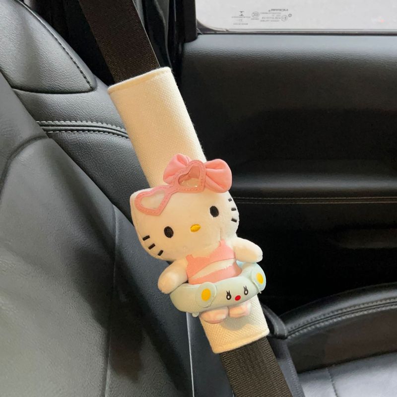 Cartoon Swimming Ring Cat Car Seatbelt Shoulder Pad with a High-End Feel, Car Interior Decoration for Girls, Anti-Neck-Strangling Car Cover Pink Swimming Ring Cat
Cartoon Swimming Ring Cat Car Seatbelt Shoulder Pad with a High-End Feel, Car Interior Decoration for Girls, Anti-Neck-Strangling Car Cover Pink Swimming Ring Cat