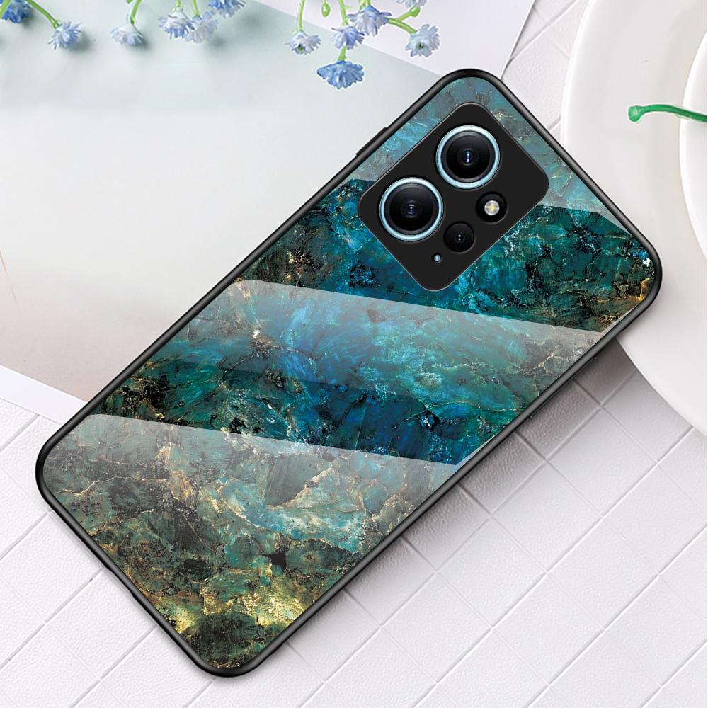 For Xiaomi Redmi Note 12 4G Tempered Glass+PC+TPU Phone Case Marble Pattern Cover Emerald Marble
For Xiaomi Redmi Note 12 4G Tempered Glass+PC+TPU Phone Case Marble Pattern Cover Emerald Marble