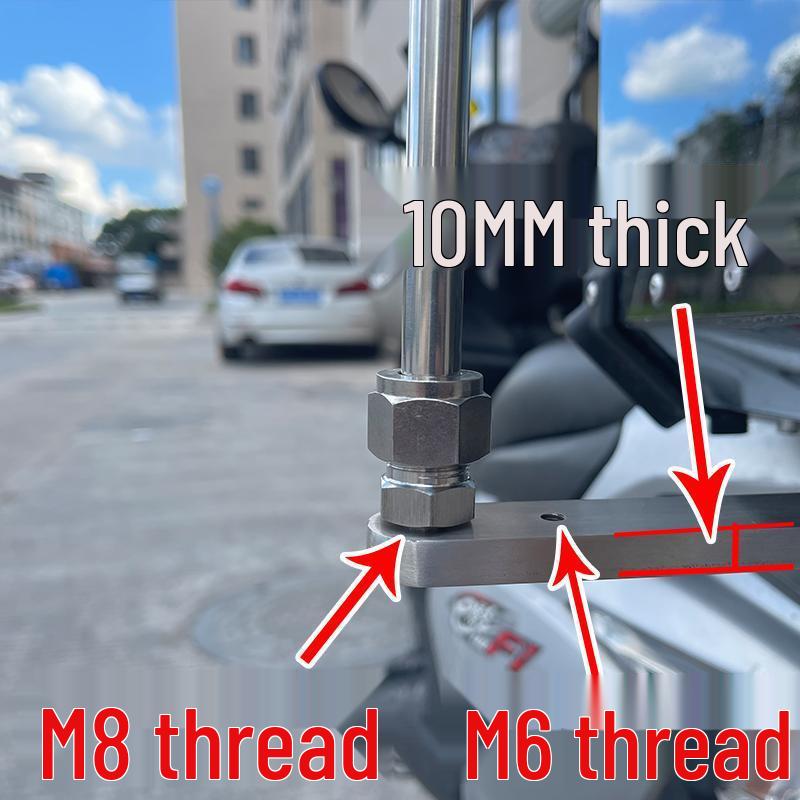 Stainless Steel Motorcycle Rear Box Telescopic Flagpole Bracket with Extension Sealing Strip No additional size
Stainless Steel Motorcycle Rear Box Telescopic Flagpole Bracket with Extension Sealing Strip No additional size