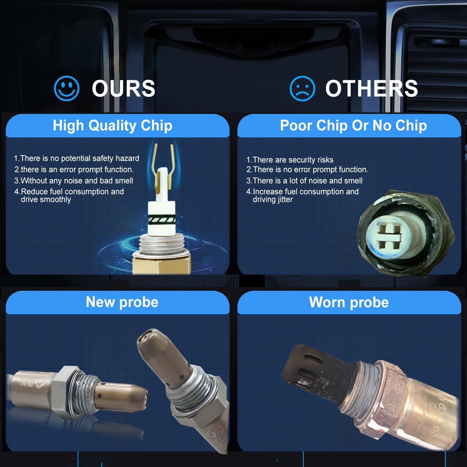 1Pcs 234-9036 O2 Oxygen Sensor Upstream Air Fuel Ratio Compatible for 2011-2013 Nissan Maxima 3.5L Rogue 2.5L,2011 2012 Pathfinder Frontier Xterra
1Pcs 234-9036 O2 Oxygen Sensor Upstream Air Fuel Ratio Compatible for 2011-2013 Nissan Maxima 3.5L Rogue 2.5L,2011 2012 Pathfinder Frontier Xterra