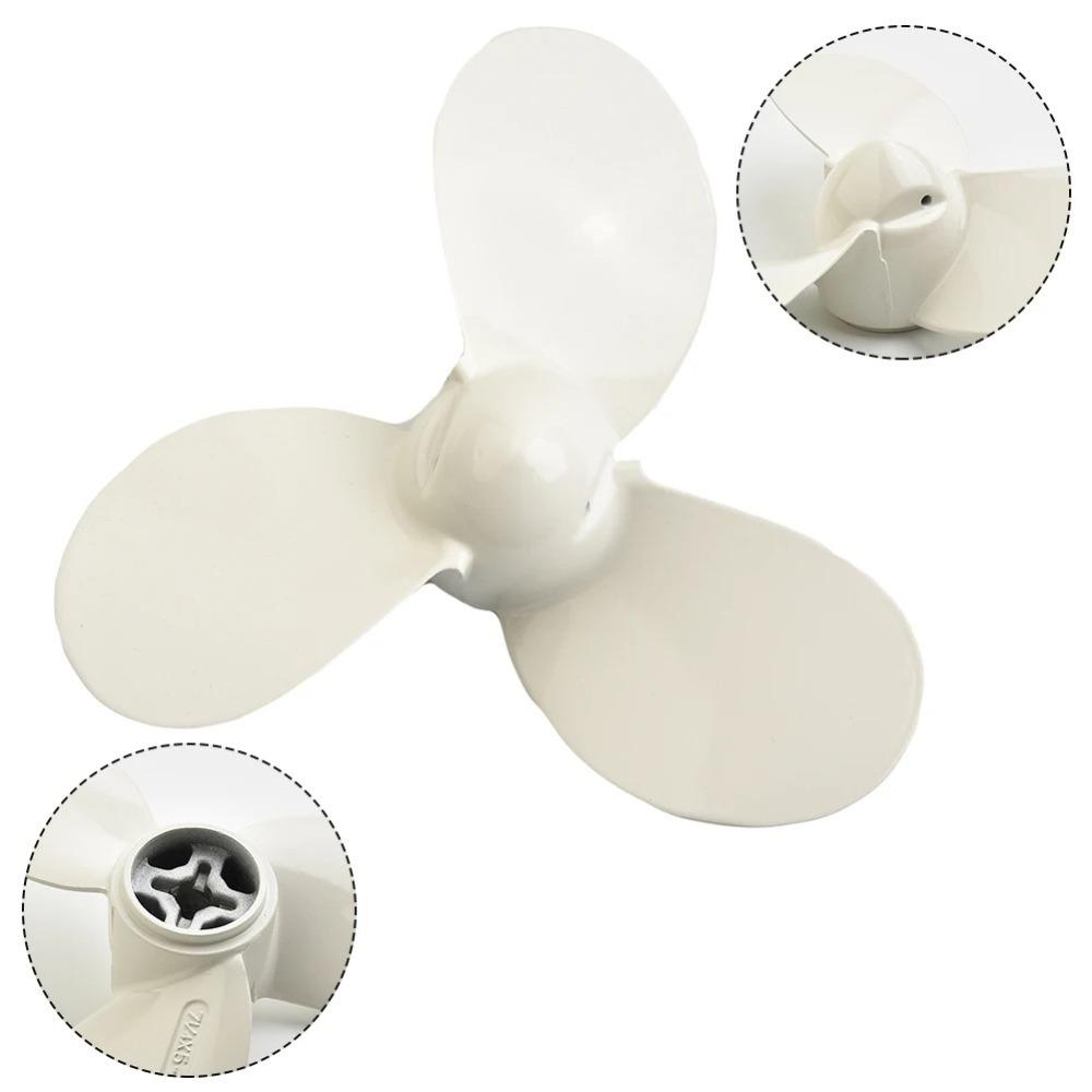 White Outboard Engine Propeller Aluminum Alloy Ship Spare Parts Propelleres For Marine Boat Motor
White Outboard Engine Propeller Aluminum Alloy Ship Spare Parts Propelleres For Marine Boat Motor