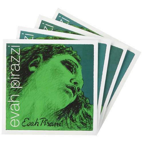 EVAH PIRAZZI Violin String Set (E String: Silvery Steel with Loop End)
EVAH PIRAZZI Violin String Set (E String: Silvery Steel with Loop End)