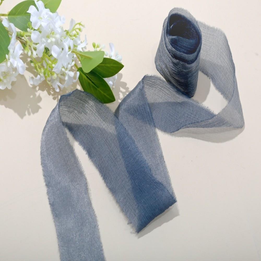 1.6In x 5 Yards 4cm Silk Chiffon Ribbons Bridal Bouquets Cake Packaging Ruffled Gauze Ribbon Handmade Bows DIY Handicrafts L темно-синього кольору
1.6In x 5 Yards 4cm Silk Chiffon Ribbons Bridal Bouquets Cake Packaging Ruffled Gauze Ribbon Handmade Bows DIY Handicrafts L темно-синього кольору