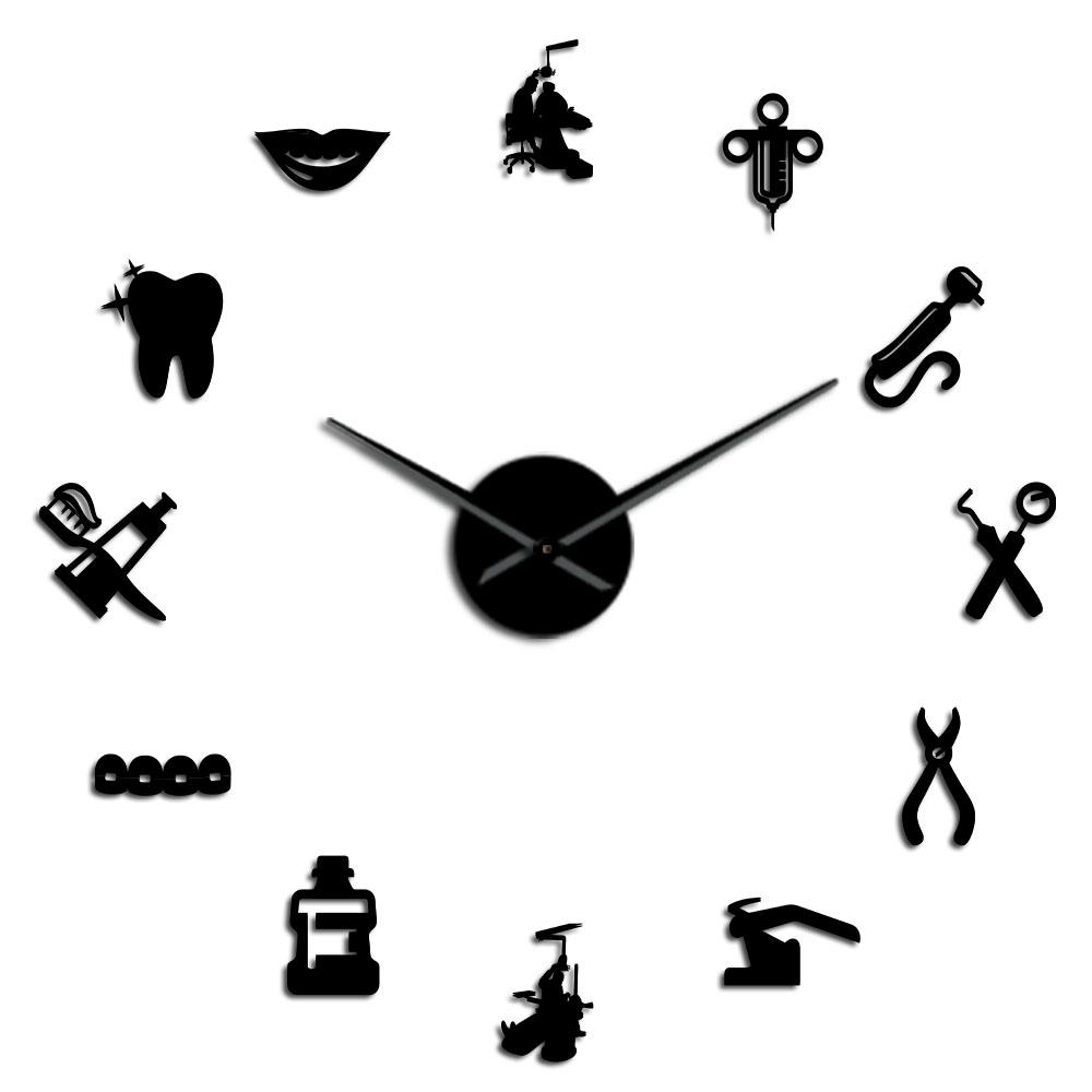 Dentist DIY Giant Wall Clock Dental Doctor Oversized Wall Clock Big Needle Mirror Dentist Office Decor Dentist Gift Doctor Art (Black,27 Inch) чорний
Dentist DIY Giant Wall Clock Dental Doctor Oversized Wall Clock Big Needle Mirror Dentist Office Decor Dentist Gift Doctor Art (Black,27 Inch) чорний