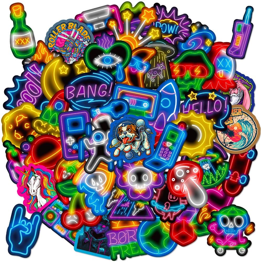 50PCS Cartoon Rocket Neon Cool Cute Stickers Aesthetics for Laptop Phone Guitar Skateboard Car Sticker Classic Toy Gift
50PCS Cartoon Rocket Neon Cool Cute Stickers Aesthetics for Laptop Phone Guitar Skateboard Car Sticker Classic Toy Gift