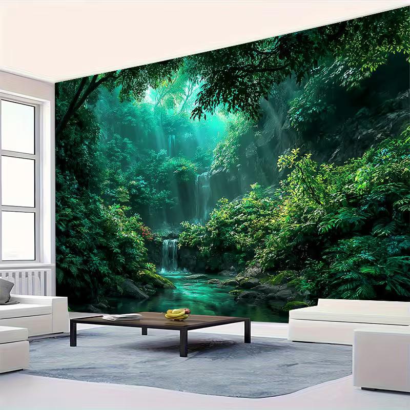 2D Lush Green Forest Backdrop Waterfall Nature Party Photo Booth Background 47.2x31.5inch/120*80cm
2D Lush Green Forest Backdrop Waterfall Nature Party Photo Booth Background 47.2x31.5inch/120*80cm