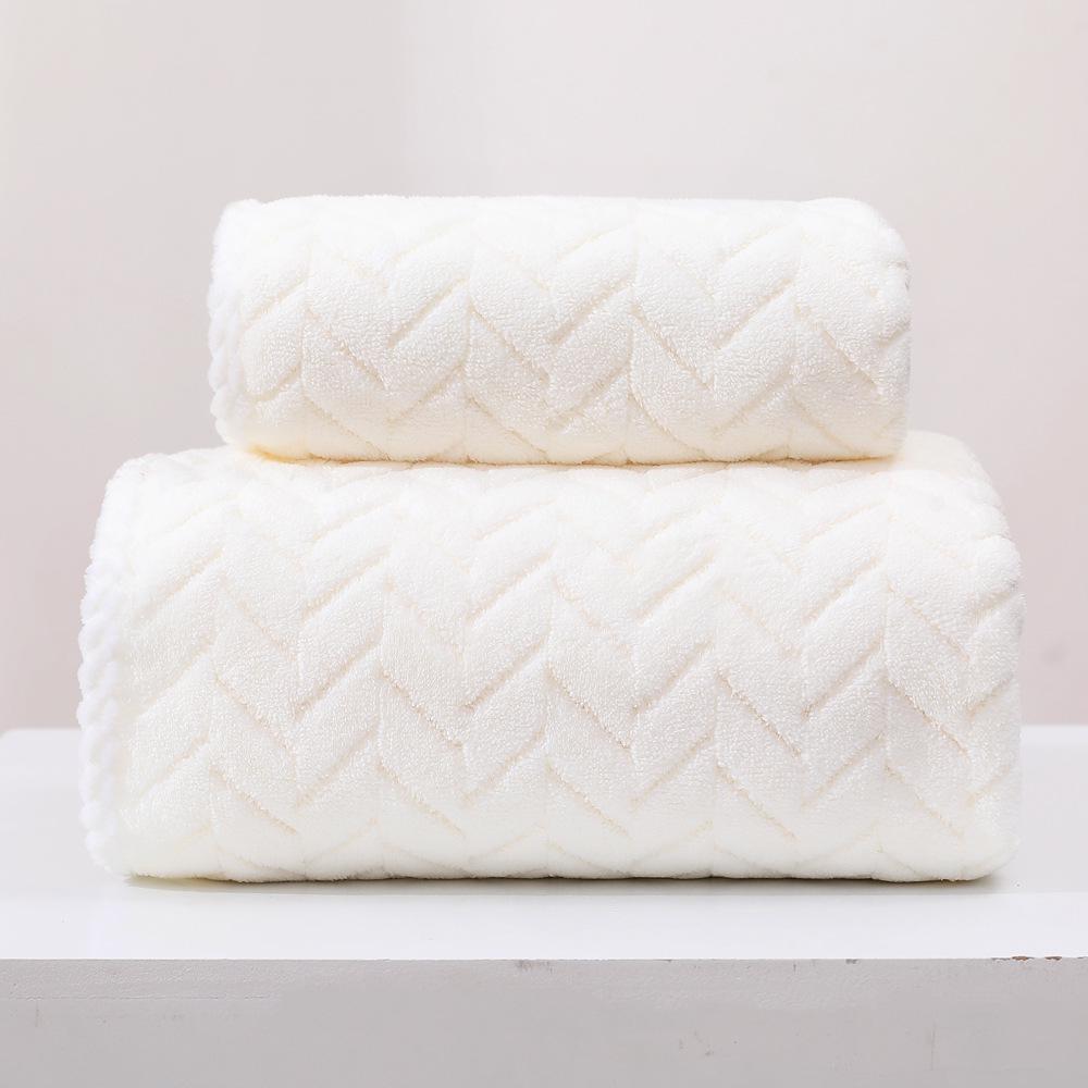 Embroidered Absorbent Coral Fleece Towel: Thick, Soft, Multi-Use for Face, Bath, and Fitness 35x75 cm грязно-белый
Embroidered Absorbent Coral Fleece Towel: Thick, Soft, Multi-Use for Face, Bath, and Fitness 35x75 cm грязно-белый