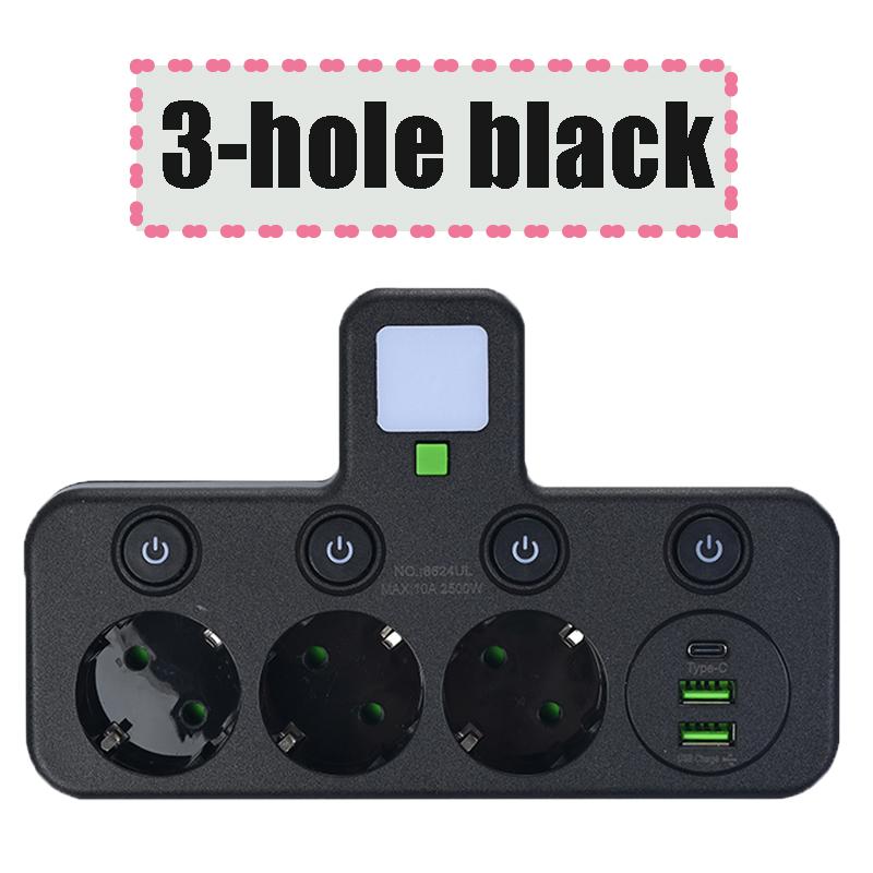 Wireless Wall Charger Socket with 3 AC Outlets +2 USB Ports+ 1 Type C 6-in-1 Plug Socket EU Plug Fast Charging power board 110-250V
Wireless Wall Charger Socket with 3 AC Outlets +2 USB Ports+ 1 Type C 6-in-1 Plug Socket EU Plug Fast Charging power board 110-250V