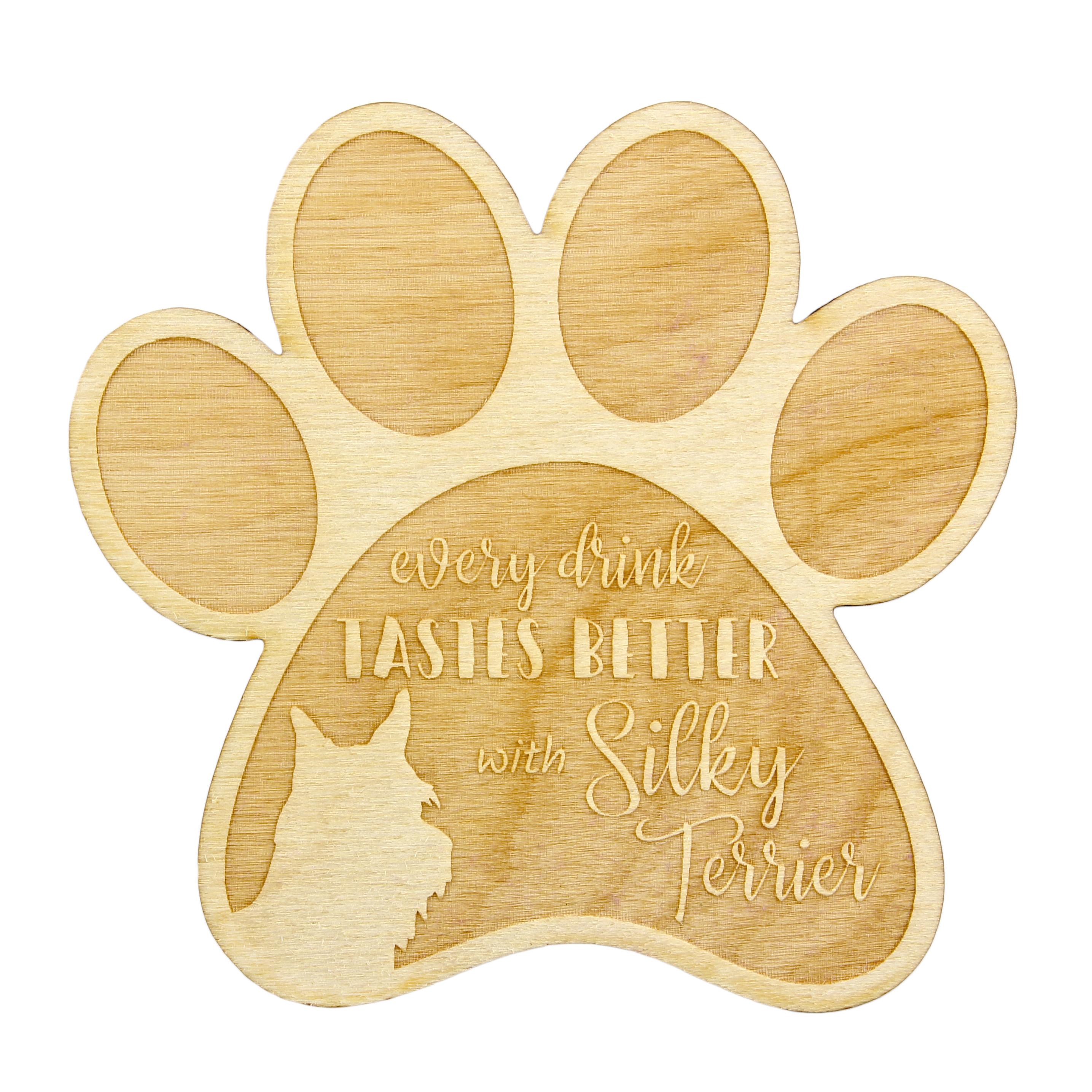 Silky Terrier - Mug coaster, engraved coaster with dog, gift for dog lover by Art-Dog brand
Silky Terrier - Mug coaster, engraved coaster with dog, gift for dog lover by Art-Dog brand