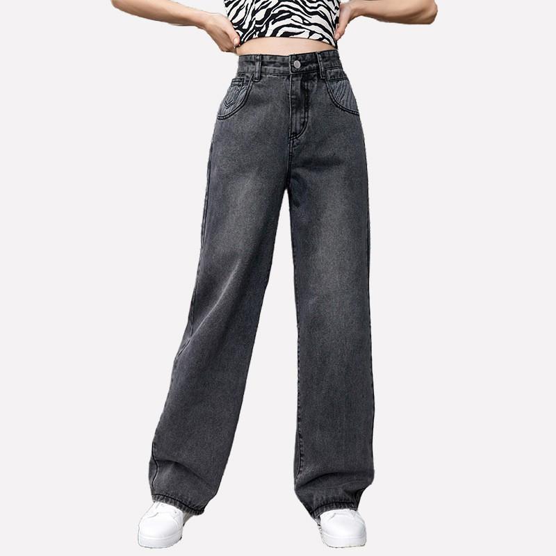 WOMEN JEANS Women s Denim Stitching Zebra Pattern Washed Straight Pants S темно-серого
WOMEN JEANS Women s Denim Stitching Zebra Pattern Washed Straight Pants S темно-серого