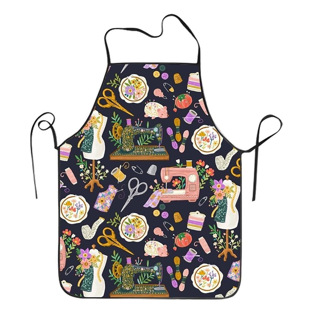 Creative Nail Polish Pattern Hairdresser Apron Waterproof Oilproof Cooking Baking Apron Bar Working Clothes For Woman Men
Creative Nail Polish Pattern Hairdresser Apron Waterproof Oilproof Cooking Baking Apron Bar Working Clothes For Woman Men
