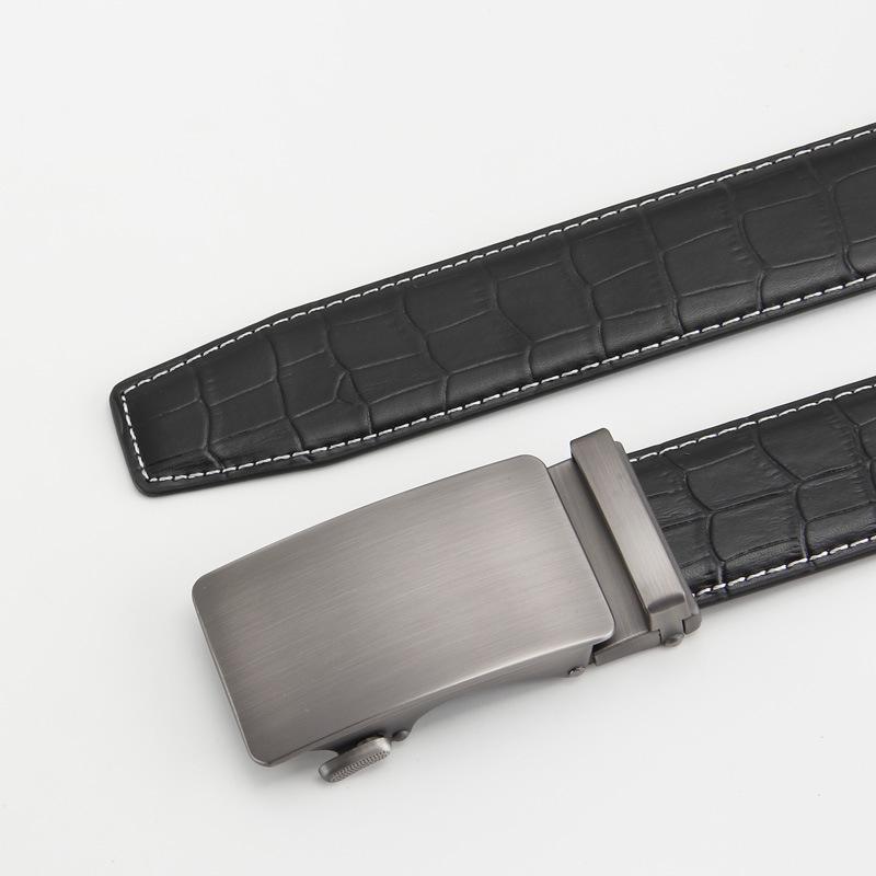 New Letters for Men s Real Beef Two layer Leather Open Edge Automatic Buckle Belt Imitation Steel Business Casual Men s Belt 110-130CM
New Letters for Men s Real Beef Two layer Leather Open Edge Automatic Buckle Belt Imitation Steel Business Casual Men s Belt 110-130CM
