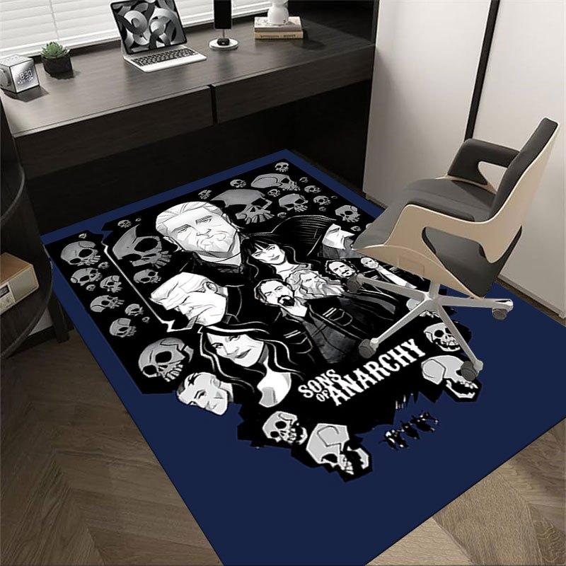 1pc Sons of Anarchy themed Office Carpet Chair Mats - durable polyester rug for home theater, office, dorm room decor - tA09 60cm by 90cm
1pc Sons of Anarchy themed Office Carpet Chair Mats - durable polyester rug for home theater, office, dorm room decor - tA09 60cm by 90cm