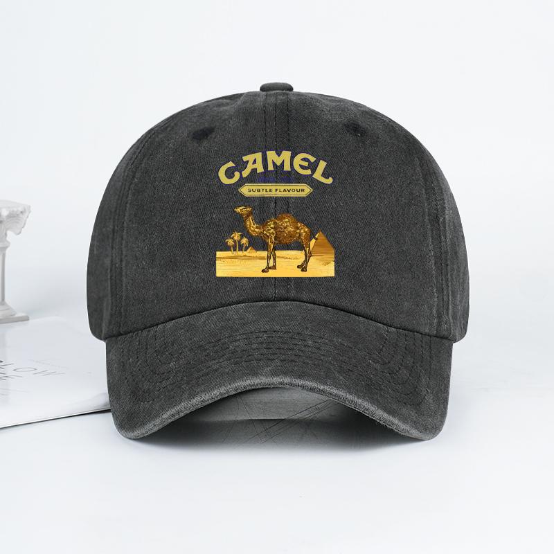 Vintage “Camel” Desert Scene Print Washed Baseball Cap - Adjustable Unisex Vintage Cap for Outdoor Hiking and Mountaineering чорний
Vintage “Camel” Desert Scene Print Washed Baseball Cap - Adjustable Unisex Vintage Cap for Outdoor Hiking and Mountaineering чорний