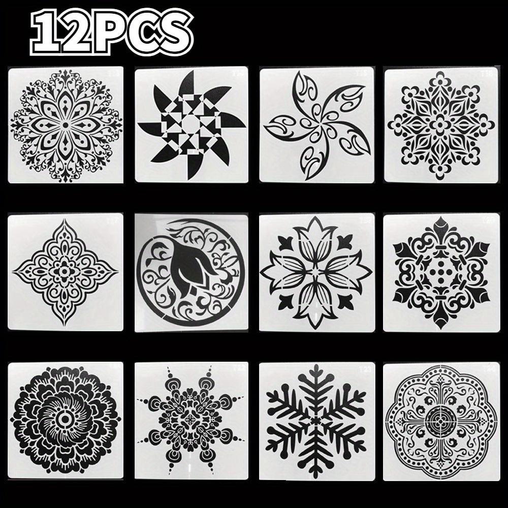 12Pcs Mandala Painting Stencils DIY Reusable Decorative Stencils for Scrapbooking Greeting Cards Craft Making Art Supplies
12Pcs Mandala Painting Stencils DIY Reusable Decorative Stencils for Scrapbooking Greeting Cards Craft Making Art Supplies